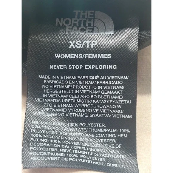 The North Face Women's Montana DryVent Ski‎ Gloves Waterproof Insulated NWT - XS - Picture 5 of 8